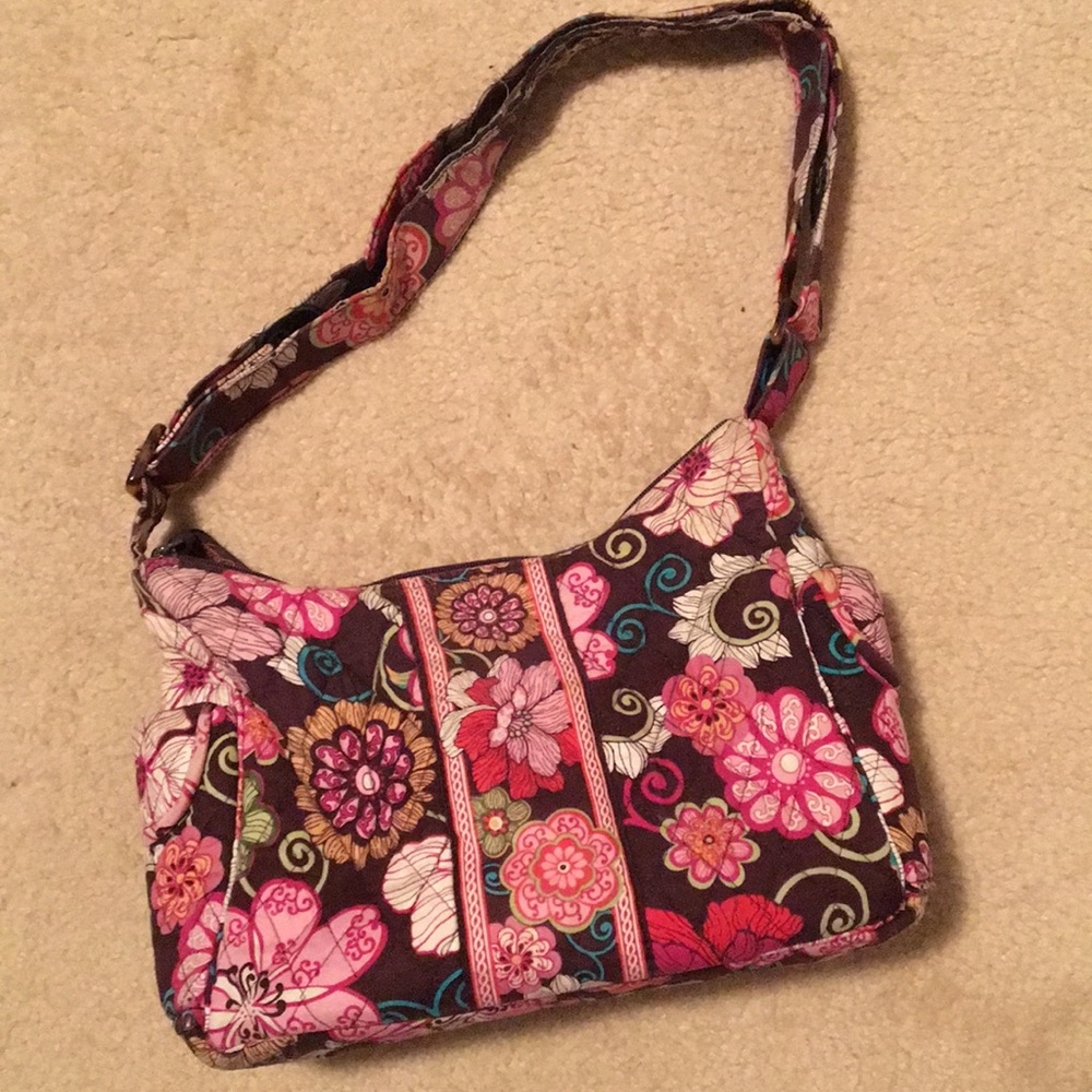 Vera Bradley pink flowered purse